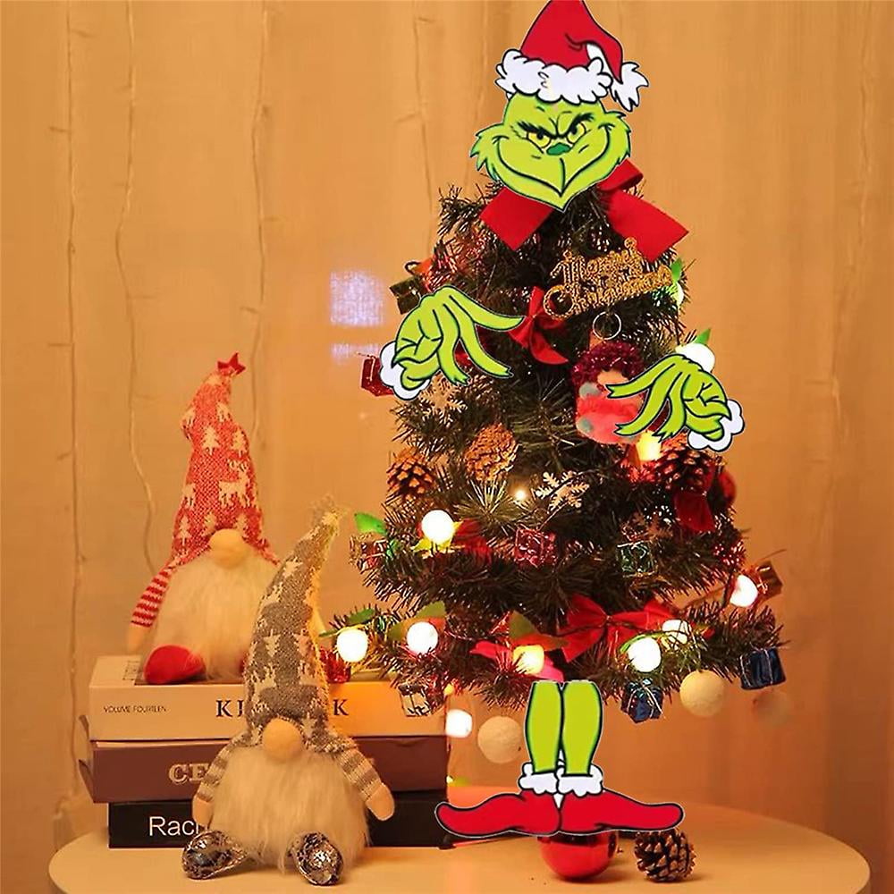 Noël Grinch Broche Tête De Crâne Insigne Pin Noël Cadeau Pour