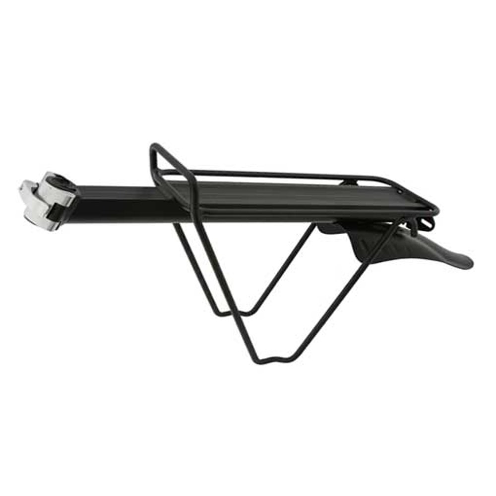 Alloy Rear Rack W/Fender Black. bicycle part, bike part, beach criuser