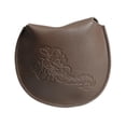 thumbnail image 4 of Funda protectora de cuero para mazo de Golf, resistente al agua, para la mayoría de las cabezas de Golf Marrón Sharpla Cubierta de cabeza de putter de golf, 4 of 8