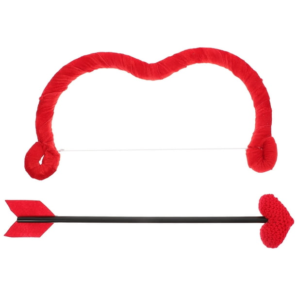 Mini juego de arco y flecha de Cupido, accesorios para fotos de disfraz de Cupido, accesorios para presentaciones de Cupido para eventos festivos con temática de Cupido, suministros para fiestas.