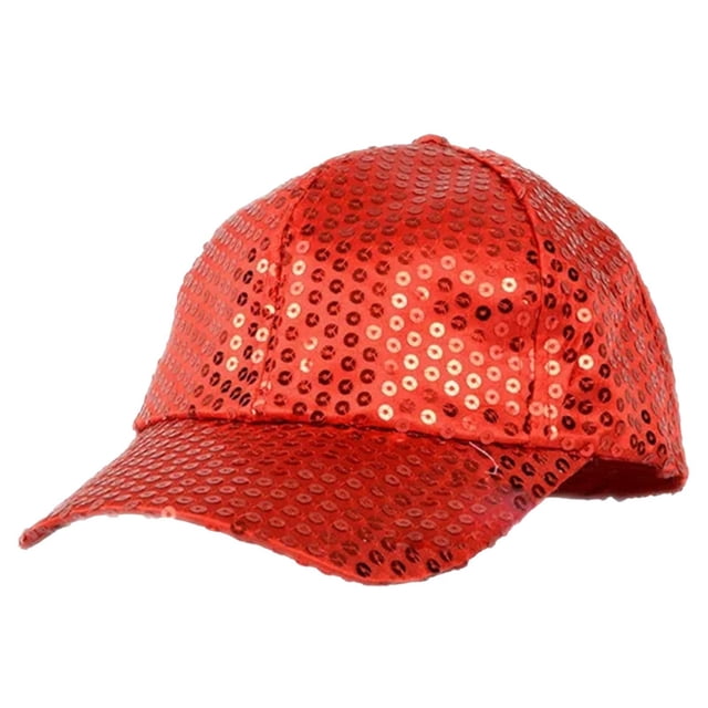 Visors Hats Caps Unisex Fashion Color Sequined Caps Women Blending Shirts