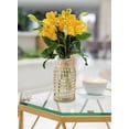 thumbnail image 3 of Serene Spaces Living Large Rattan Glass Vase, 7.25" Diameter & 12.5" Tall, 3 of 5