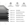 thumbnail image 4 of Fregadero Tarja Cocina Cubeta Negro Mate 45×60×20 Accesorios Negro, 4 of 6
