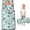 Tractor and Cows Blue Pattern, variant on Tractor and Cows Blue Pattern Teens Toddler Nap Mat with Pillow, Sleeping Mat Bag for Preschool Daycare 59"x22"