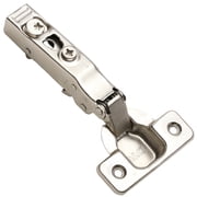 DTC Pivot Pro C-80 Series Clip-On 110 Degree Opening Angle, Screw-On Mounting, 45mm Screw Hole Distance , Full Overlay Soft Closing Hinge, Nickel Plated Finish