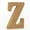 Z, variant on Leodye 1PCS 3D Log Wooden Letters, Wooden Alphabet Wall Letter for Wall Decor Decorative - Wood Crafts Standing Letters Slices Sign Board Decoration for Party Decor -3.94×3.94×0.59IN