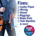 thumbnail image 5 of Rubber Tape Silicone Tape Self Fusing Rubber Grip Tape 1" x 40FT Black Silicone Repair Pipe Tape Electrical Radiator Hose Coax Plumbers Water Seal Stretch, 5 of 37