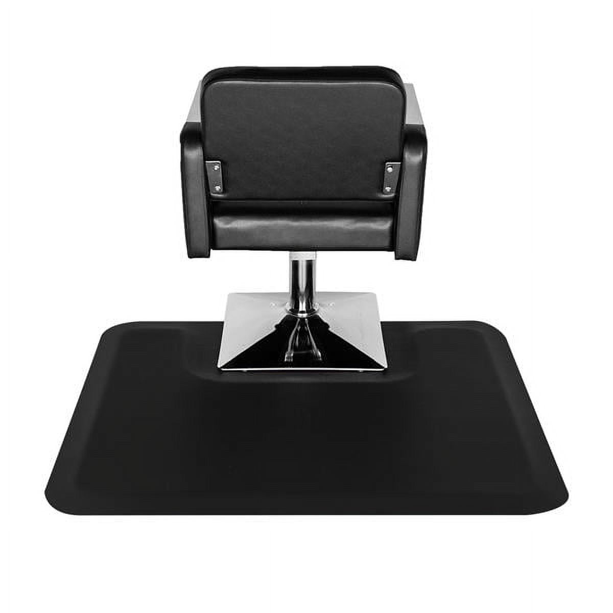 3'x4' Anti-Fatigue Salon Mat - 1/2" Thick PVC & High-Density Foam, Non-Slip, Reduces Standing Fatigue for Barber Shops
