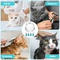 thumbnail image 4 of Cat Muzzle for Grooming Breathable Cat Muzzle Helmet Transparent Cat Space Hood Ears Shape Design Cat Bubble Muzzle Cat Anti Bite Helmet with 4 Silicone Paw Shoes for Bath Nail Trimming, 4 of 7
