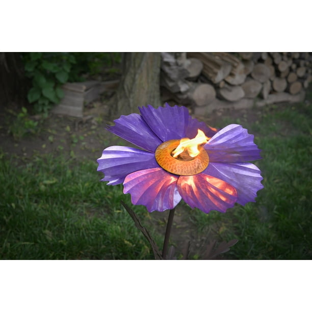 Daisy LED Solar Garden Light (Bronze) - Walmart.com - Walmart.com