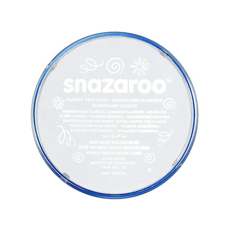Snazaroo Classic Face Paint, 18ml, White (Best Blacklight Face Paint)