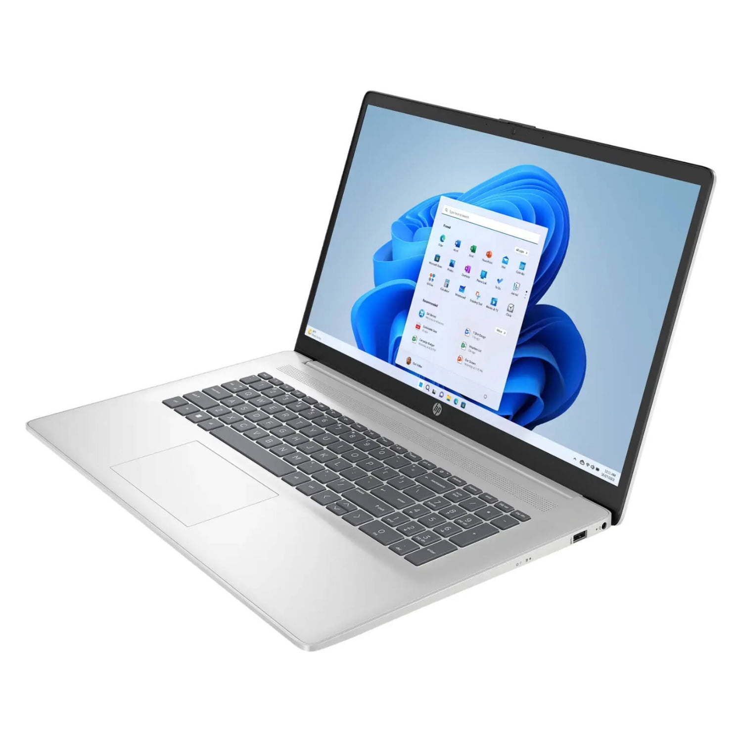 Laptop HP (17-Cp2025Dx) 17.3" Ryzen 5 8GB 512GB Ssd W11 Plata