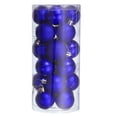 thumbnail image 1 of 24Pcs 1.5" Bolas de Navidad Adornos Conjunto de Bolas Colgantes para ?rbol de Navidad Decoraci?n (Azul Oscuro) Unique Bargains adornos decorativos colgantes, 1 of 7