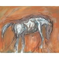 thumbnail image 2 of Dyer, Beverly 32x26 Gold Ornate Wood Framed with Double Matting Museum Art Print Titled - Southwest Horse, 2 of 4