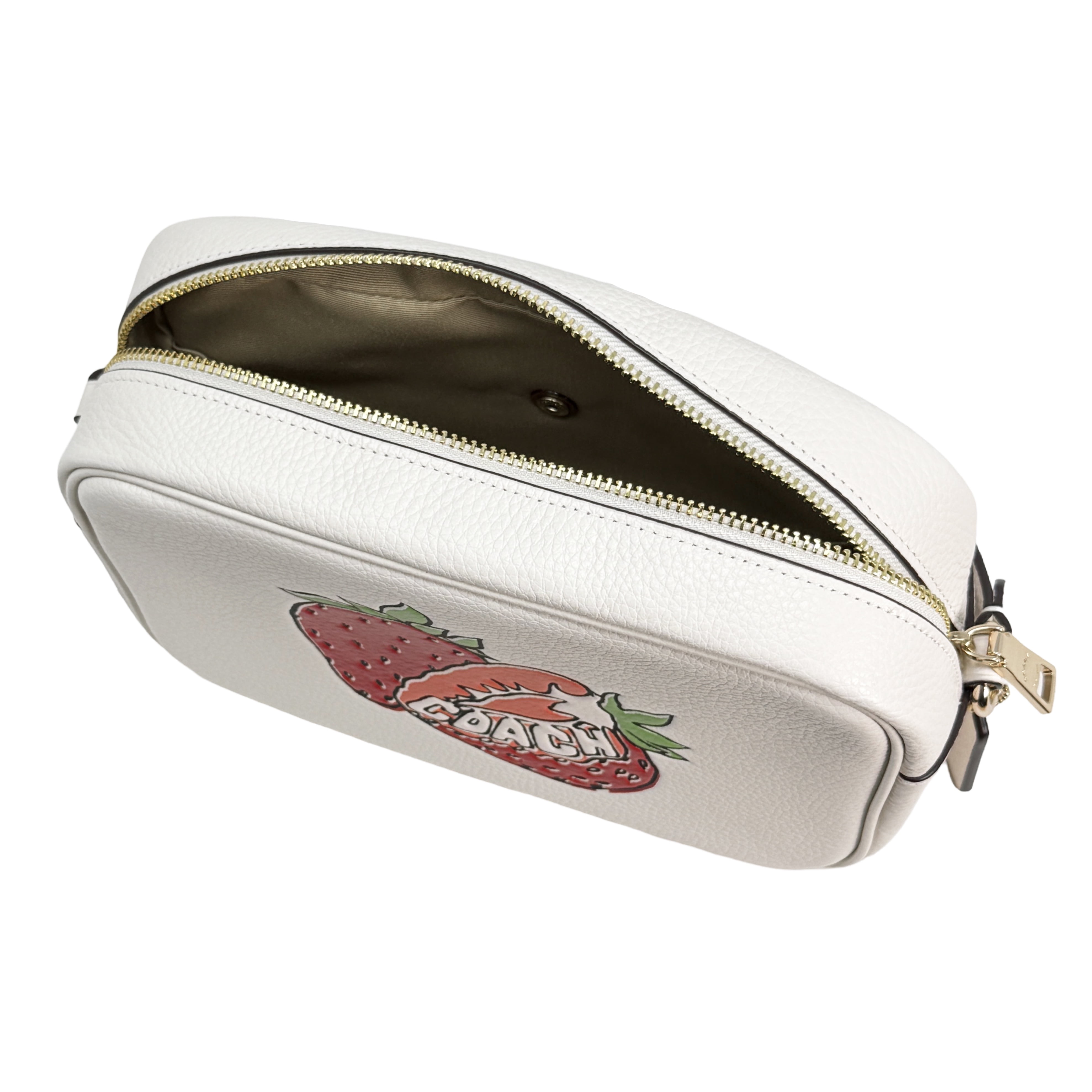 Coach Women's Jamie Camera Crossbody Bag with Strawberry Print