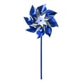 thumbnail image 7 of Muka 25 Pack 7 Inch Blue Mylar Pinwheel, No Excuse For Child Abuse Mylar Pinwheel, 7 of 7