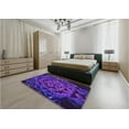 thumbnail image 4 of Ahgly Company Indoor Rectangle Patterned Bright Purple Area Rugs, 7' x 9', 4 of 6