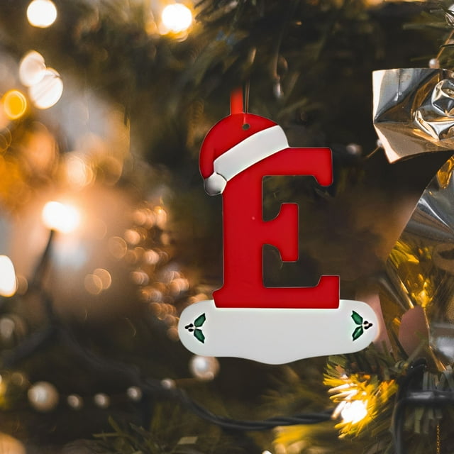 Vaidha 26 English Letter Christmas Hat Pendant