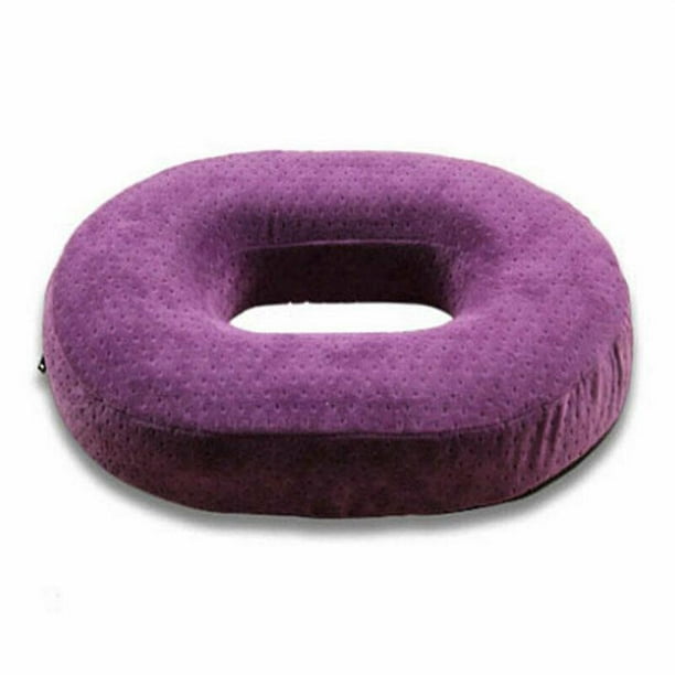 Almohada del cojín del asiento de la silla del anillo de la espuma de la memoria del alivio del dolor del coxis