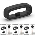 thumbnail image 2 of Wristwatch Band Holder Silicone Fastener Ring Keeper 18mm/20mm/22mm Belt Loops, 2 of 5