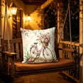 thumbnail image 5 of Lksixu Throw Pillow Covers, 18x18 Inch Peony Flowers Print Pillow Cases with Zipper, Soft and Breathable Velvet Pillowcases, Farmhouse Decorative Cushion Covers for Couch Sofa Bedroom & Living Room, 5 of 5