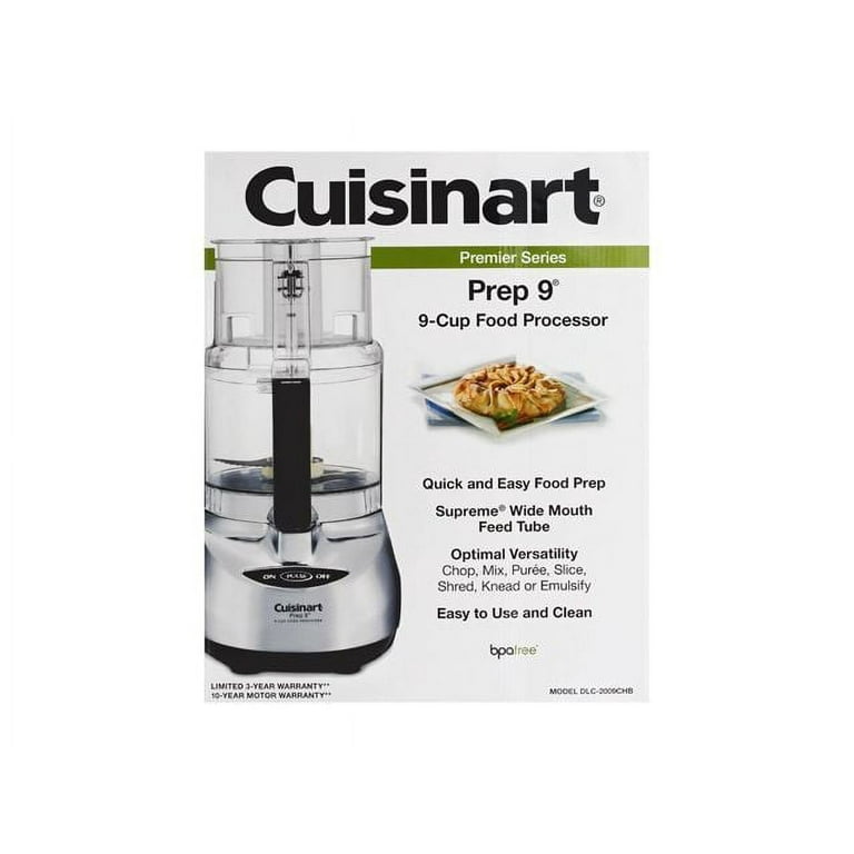 Cuisinart Prep 9 9-Cup Food Processor, Stainless Steel (DLC