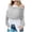 Light Gray, variant on Multifunctional Scarf with Sleeves Fall Winter Cable Crochet Knit Scarf Sweater Wrap Shrugs