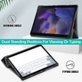 thumbnail image 3 of ATOOZ for Galaxy Tab A8 10.5 inch Case,Auto Wake/Sleep Ultra Slim Leather Stand Cover Samsung Tab A8 [SM-X205N/X200N],Black, 3 of 7