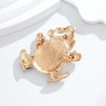 thumbnail image 5 of Rhinestone Christmas Snowman Brooch Pin for Women Unisex Silver Gold-Toned Enamel Pearl AB Crystal Cartoon Badges Brooches Lapel Pins Suit Collar Dress Accessories Xmas Jewelry for Winter, 5 of 12