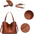 thumbnail image 3 of Bolso suegra-bolso mujer marrón, 3 of 7