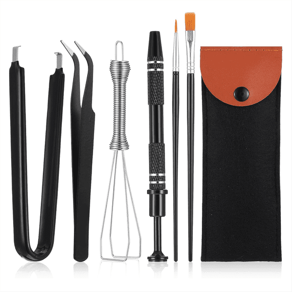 Keyboard Removal Tool Kit, Keycap Puller,Switch Puller,Lubrication Pen,Cleaning Brush,Four-Jaw Gripper and Keycap Puller