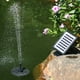 thumbnail image 3 of Bomba de fuente solar con iluminación LED, kit de bomba de agua sumergible con panel solar flotante de 1,5 W, respaldo de batería, para estanque de jardín con baño de pájaros Vhermosa Bombas e Hidroneumáticos, 3 of 7