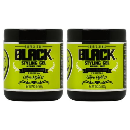 - Rolda Black Styling Gel Alcohol Free Ultra Hold 17.63oz