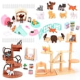 thumbnail image 1 of Set de figuras para mascotas BananMelonBM para gatos y perros, 67 unidades para niños, 1 of 6