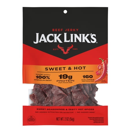 Jack Link's Sweet and Hot Beef Jerky, 2 Ounce