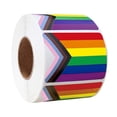 thumbnail image 1 of 500PCS Pride Support Stickers Roll, Rainbow Rectangle Pride Stickers, Rainbow Accessories, Support Causes Stickers For Rainbow Decorations, 1 of 6