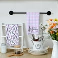 thumbnail image 3 of Purple Lavender Spring Kitchen Towels Dish Towels Set of 2,Hello Spring Sign Hand Towels 18x26 Inch Drying Dishcloth,Farmhouse Home Seasonal Spring Decorations AD285, 3 of 6