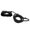 Black, variant on Coiled Surfboard Safety Ankle Leash SUP Paddle Board Foot Rope Attachment Cable 7.2 ft / 2.18 m