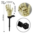 thumbnail image 3 of Halloween Decorations Solar Lights Outdoor Solar Outdoor Garden Lights Halloween Ghost Festival Skeleton Palm Ambiance Decorative Lights Plug-Ins, 3 of 7
