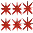 thumbnail image 1 of Globos de aluminio ZSYLYTKV Red Star de 14 puntas y 22 pulgadas, paquete de 6, 1 of 6