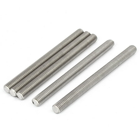 

Unique Bargains M8 x 100mm 304 Stainless Steel Fully Threaded Rods Fasteners Silver Tone 5 Pcs