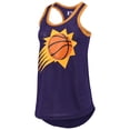 thumbnail image 2 of Women's G-III Sports by Carl Banks Purple Phoenix Suns Showdown Burnout Tank Top, 2 of 3