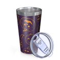 thumbnail image 2 of 16oz Tumblers Hand Drawn Halloween Pumpkin Pattern Stainless Steel Vacuum Insulated Double Wall Travel Tumbler Cups Mug with Lid and Straw,Cleaning Brush for Coffee,Tea, 2 of 4