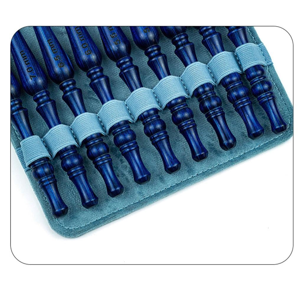Giaone Wooden Crochet Needle Set In Elegant Retro Designs For Creation