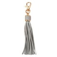 thumbnail image 5 of Fasijew Lightweight Keychain Keychain Pendant Tassel Keychain Pendant Faux Leather Solid Color Lobster Clip Fringe Stainless Lightweight Portable DIY Keyring Schoolbag, 5 of 5