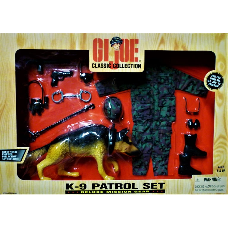 GI Joe Classic Collection K-9 Patrol Set Deluxe Mission Gear