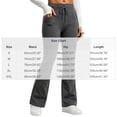 thumbnail image 3 of hotojiny Flare Leggings for Women Comfy Bootcut Yoga Pants Drawstring Strenchy High Waist Bell Bottoms Sweatpants(Dark Gray,XX-Large), 3 of 5