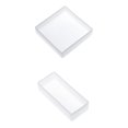 thumbnail image 1 of 2x Cuboide Cuadrado Silicona Jabón Haciendo Resina Arcilla Artesanal, 1 of 9