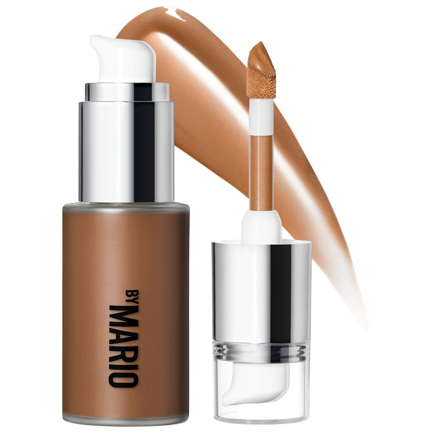 MAKEUP BY MARIO Softsculpt Multi-Use Bronzing & Shaping Serum with Hyaluronic Acid Color: Medium Size: N/A