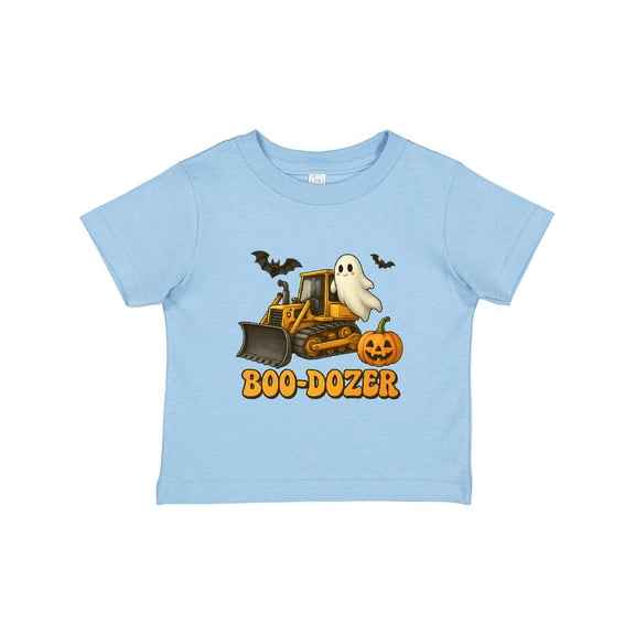 Inktastic Boo-dozer Construction Halloween Bulldozer Boys Toddler T-Shirt